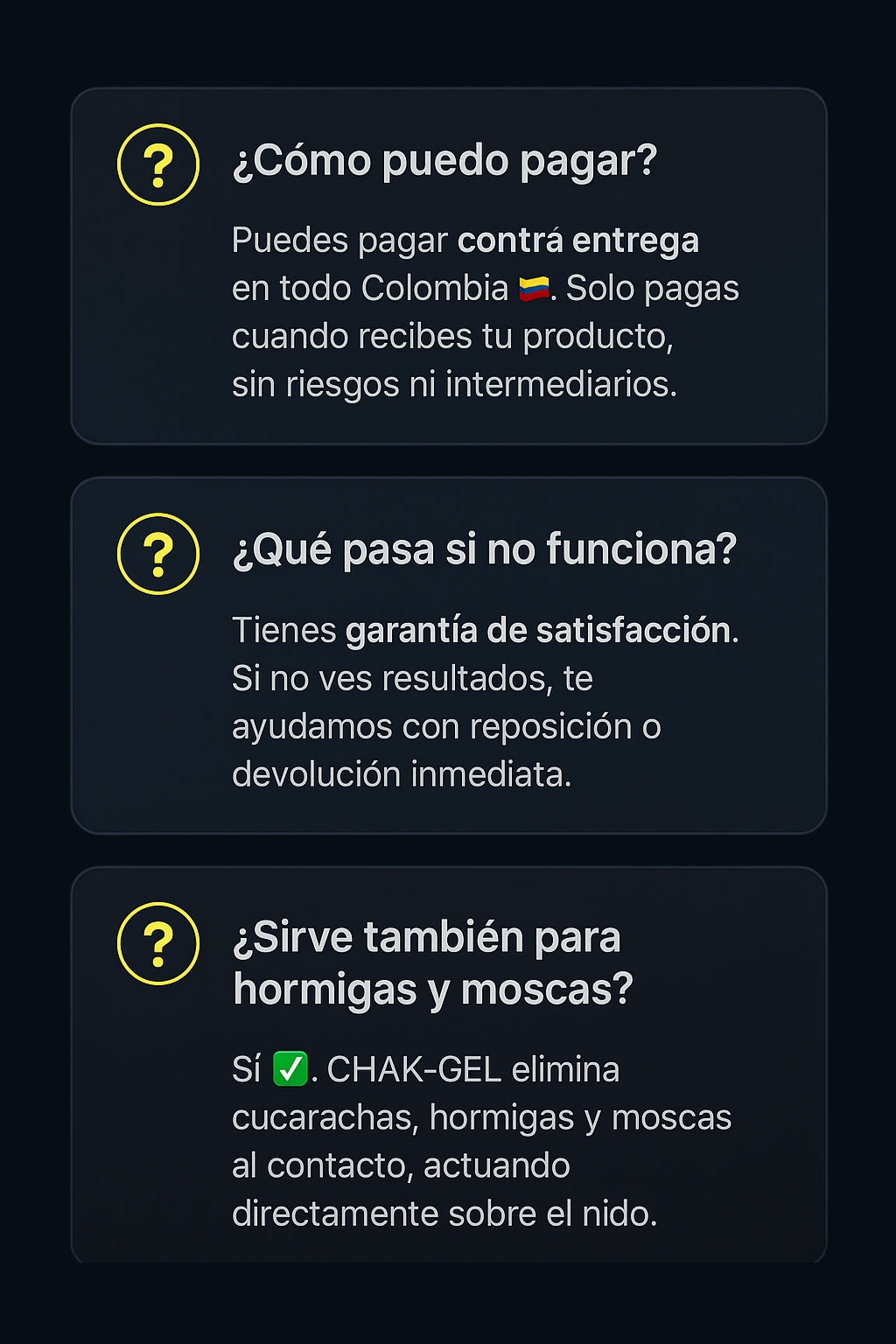 Chak - Gel veneno para cucarachas