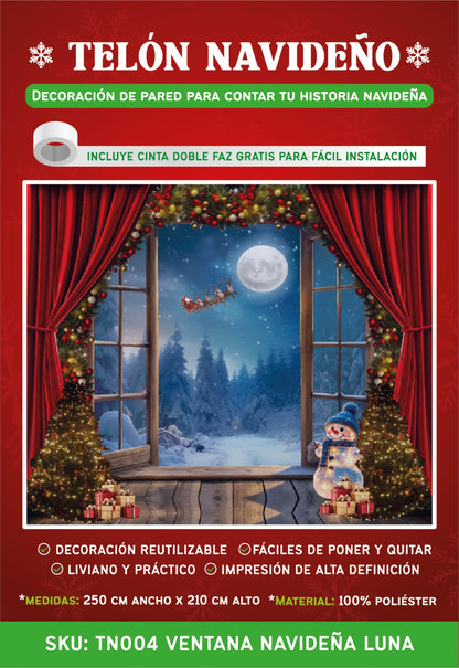 Black Friday Telón Navideño Decorativo