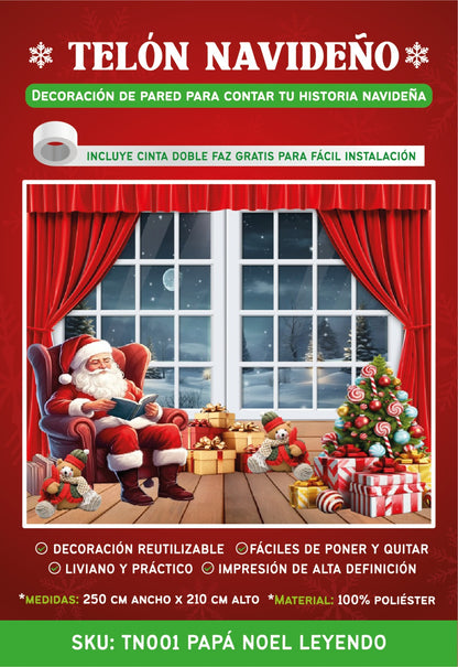 Black Friday Telón Navideño Decorativo