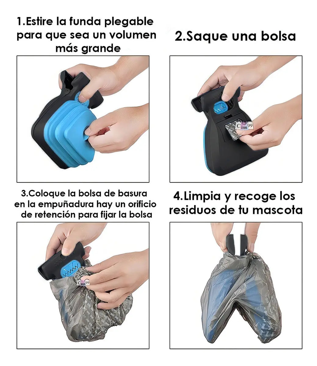 RECOGEDOR DE EXCREMENTO DE MASCOTAS