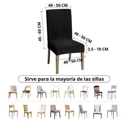 Funda Protectora Silla Color Negro
