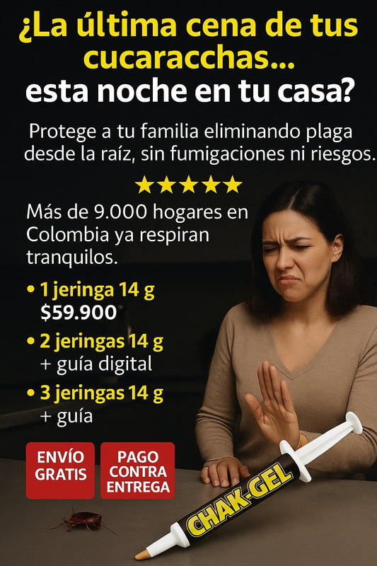 Chak - Gel veneno para cucarachas