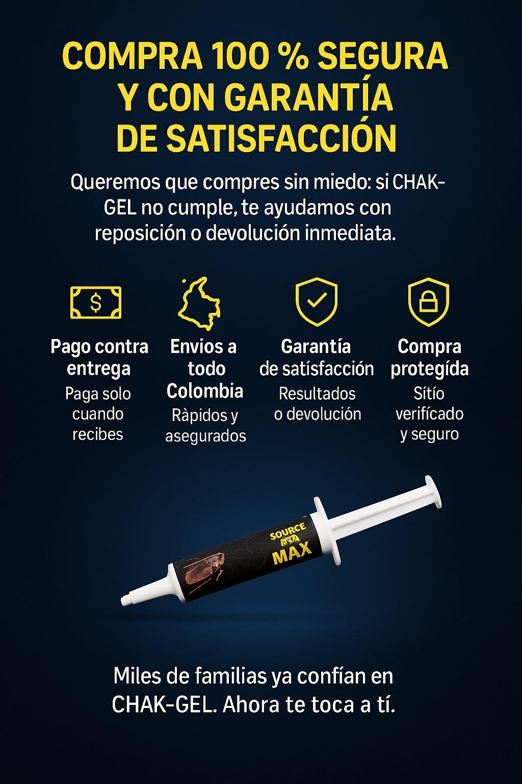 Chak - Gel veneno para cucarachas