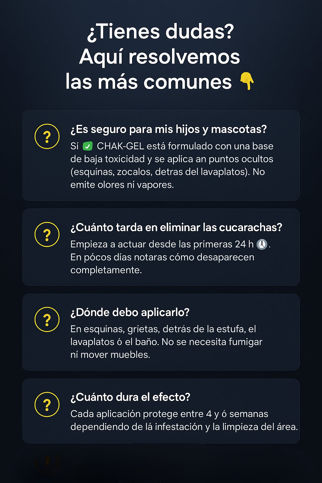 Chak - Gel veneno para cucarachas
