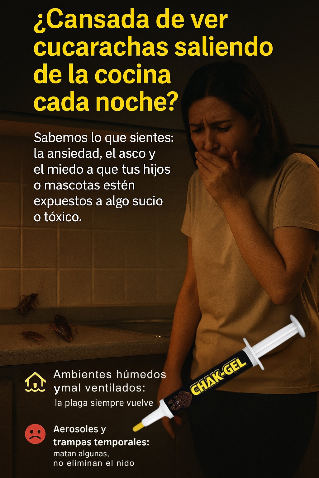 Chak - Gel veneno para cucarachas