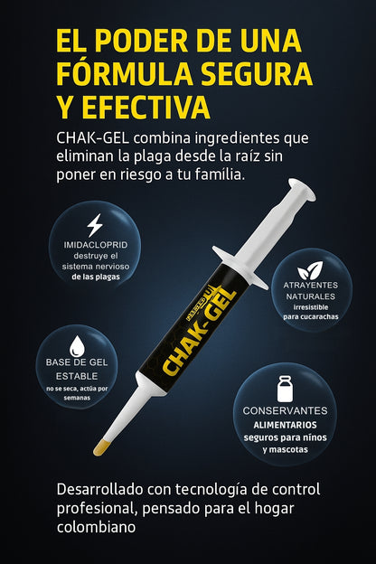 Chak - Gel veneno para cucarachas