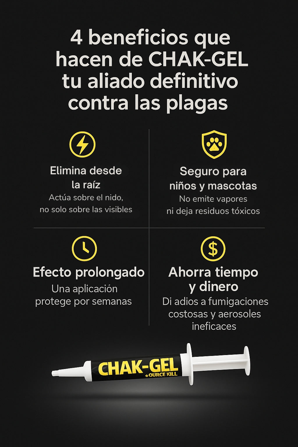 Chak - Gel veneno para cucarachas