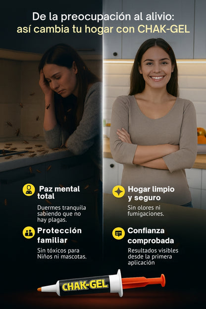 Chak - Gel veneno para cucarachas