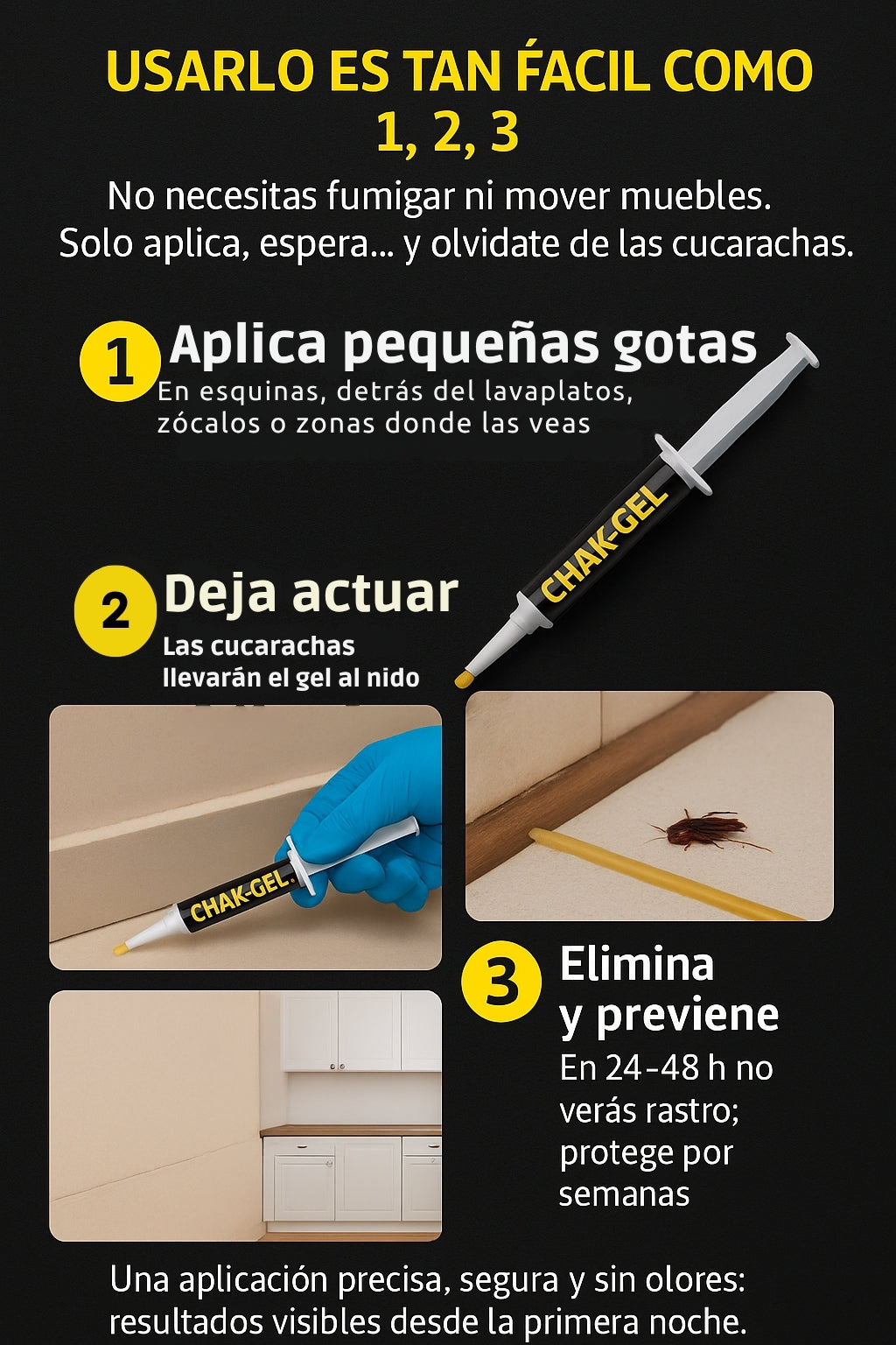 Chak - Gel veneno para cucarachas